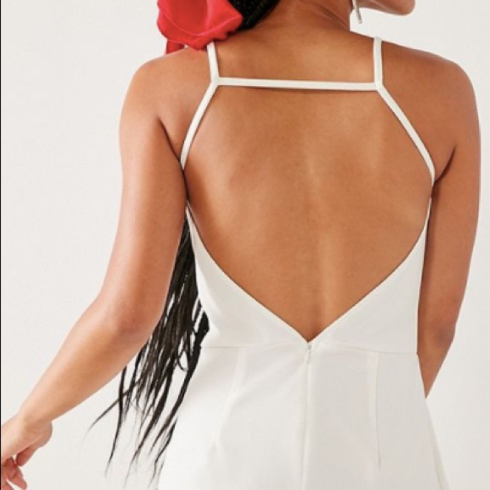 OML LONDON | white halter romper